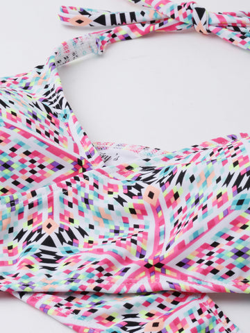Berry's Intimatess Knotty Multicolor Abstarct Print High Waist Bikini