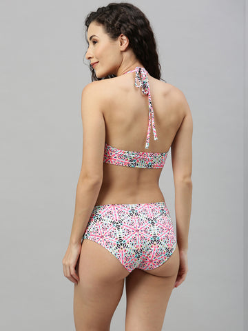 Berry's Intimatess Knotty Multicolor Abstarct Print High Waist Bikini