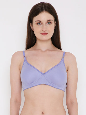 Berry's Intimatess Lavender Side Concealer Seamless Comfort T-Shirt Bra - Non-Padded, Non-Wired
