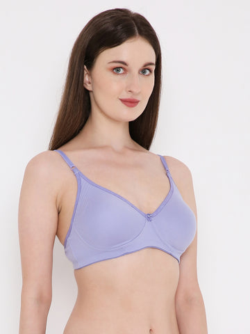 Berry's Intimatess Lavender Side Concealer Seamless Comfort T-Shirt Bra - Non-Padded, Non-Wired