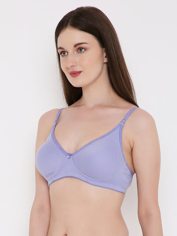 Berry's Intimatess Lavender Side Concealer Seamless Comfort T-Shirt Bra - Non-Padded, Non-Wired