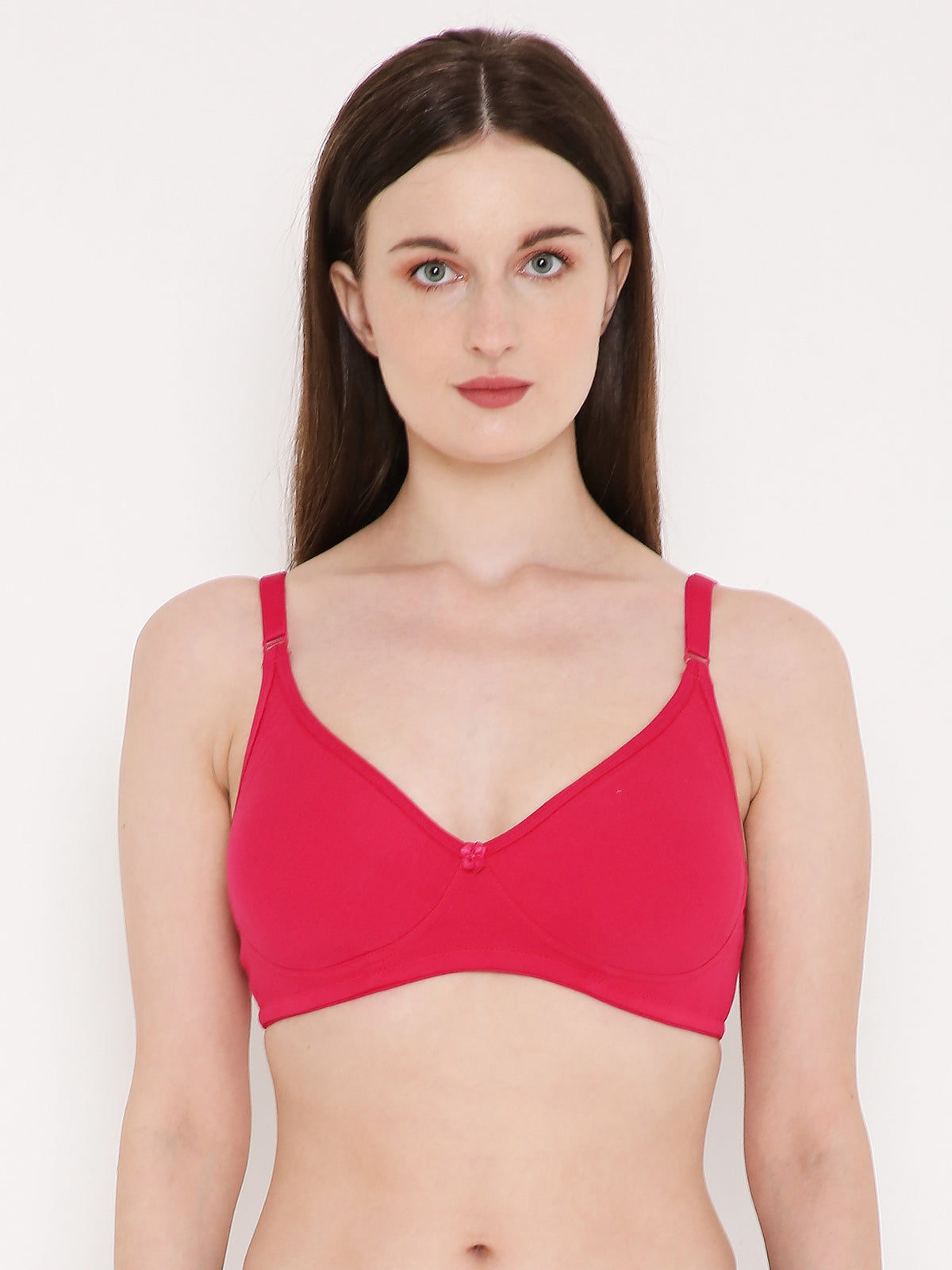 Berry's Intimatess Rasberry Red Side Concealer Seamless Comfort T-Shirt Bra - Non-Padded, Non-Wired