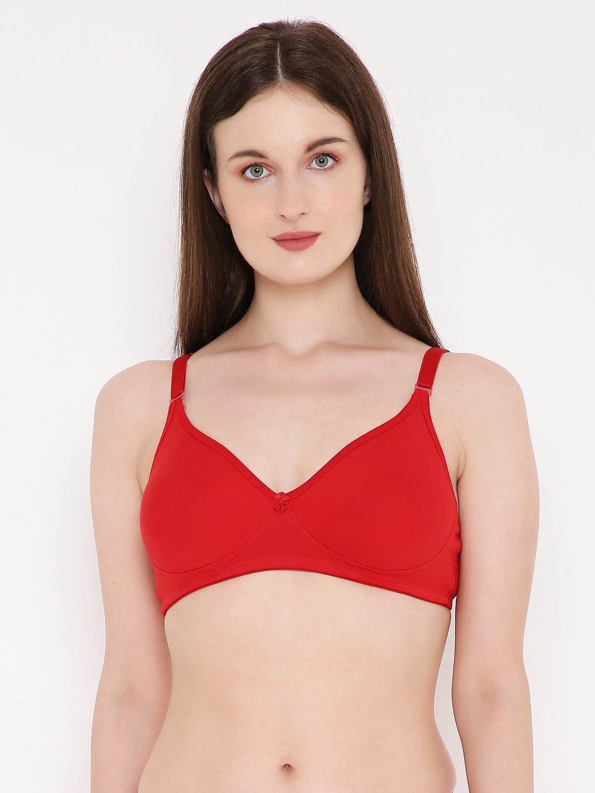Berry's Intimatess Red Side Concealer Seamless Comfort T-Shirt Bra - Non-Padded, Non-Wired