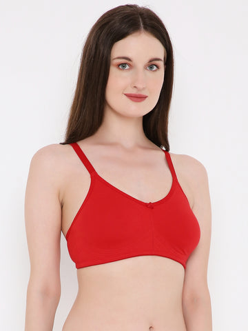 Berry's Intimatess Red Bottom Concealer Seamless Comfort T-Shirt Bra - Non-Padded, Non-Wired