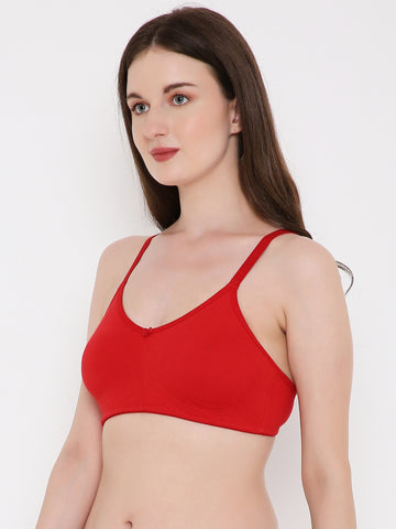 Berry's Intimatess Red Bottom Concealer Seamless Comfort T-Shirt Bra - Non-Padded, Non-Wired