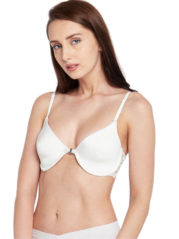 Berry's Intimatess White color Underwired & Heavily Padded with Medium Coverage Push-Up Bra