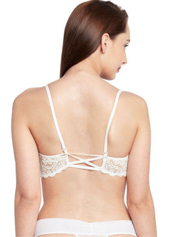 Berry's Intimatess White color Underwired & Heavily Padded with Medium Coverage Push-Up Bra