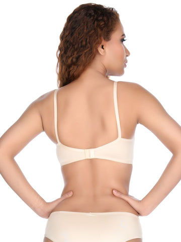 Berry's Intimatess Beige color Underwired & Heavily Padded with Medium Coverage Push-Up Bra