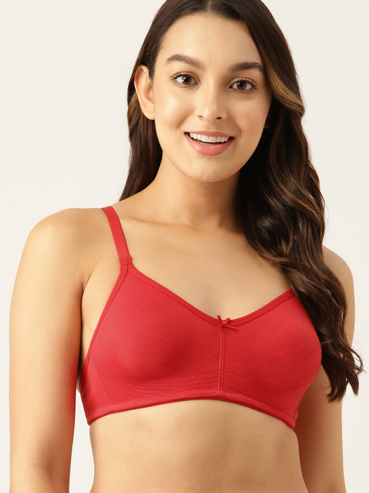 Berry's Intimatess Red Bottom Concealer Seamless Comfort T-Shirt Bra - Non-Padded, Non-Wired