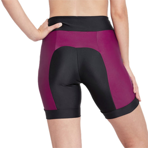 Berry's Women's Wine/Black Sports Gym Shorts