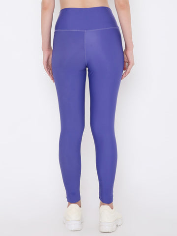 Berrys Intimatess Amethyst Colour Ankle Length Solid Sports Leggings