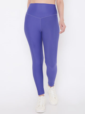 Berrys Intimatess Amethyst Colour Ankle Length Solid Sports Leggings