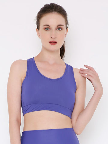 Berry's Intimatess Amethyst Colour Removable Padding with Rapid-Dry Technology Sports Bra