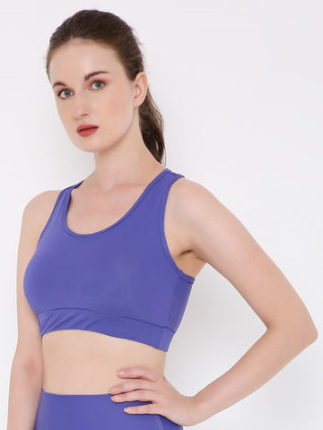 Berry's Intimatess Amethyst Colour Removable Padding with Rapid-Dry Technology Sports Bra