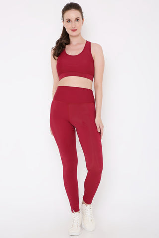 Berry's Intimatess Terra cota Colour Removable Padding with Rapid-Dry Technology Sports Bra