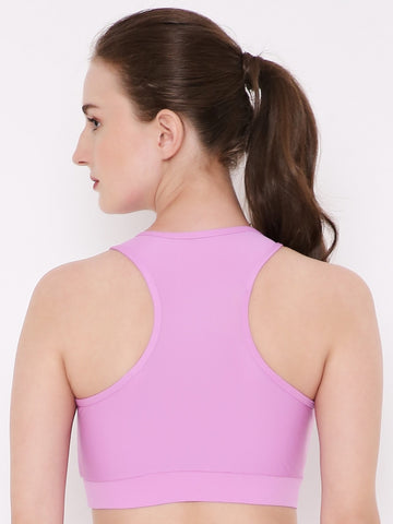 Berry's Intimatess Lilac Colour Removable Padding with Rapid-Dry Technology Sports Bra