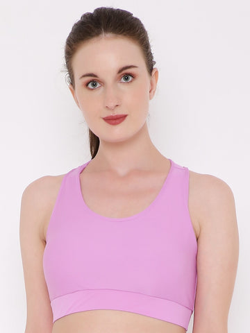 Berry's Intimatess Lilac Colour Removable Padding with Rapid-Dry Technology Sports Bra