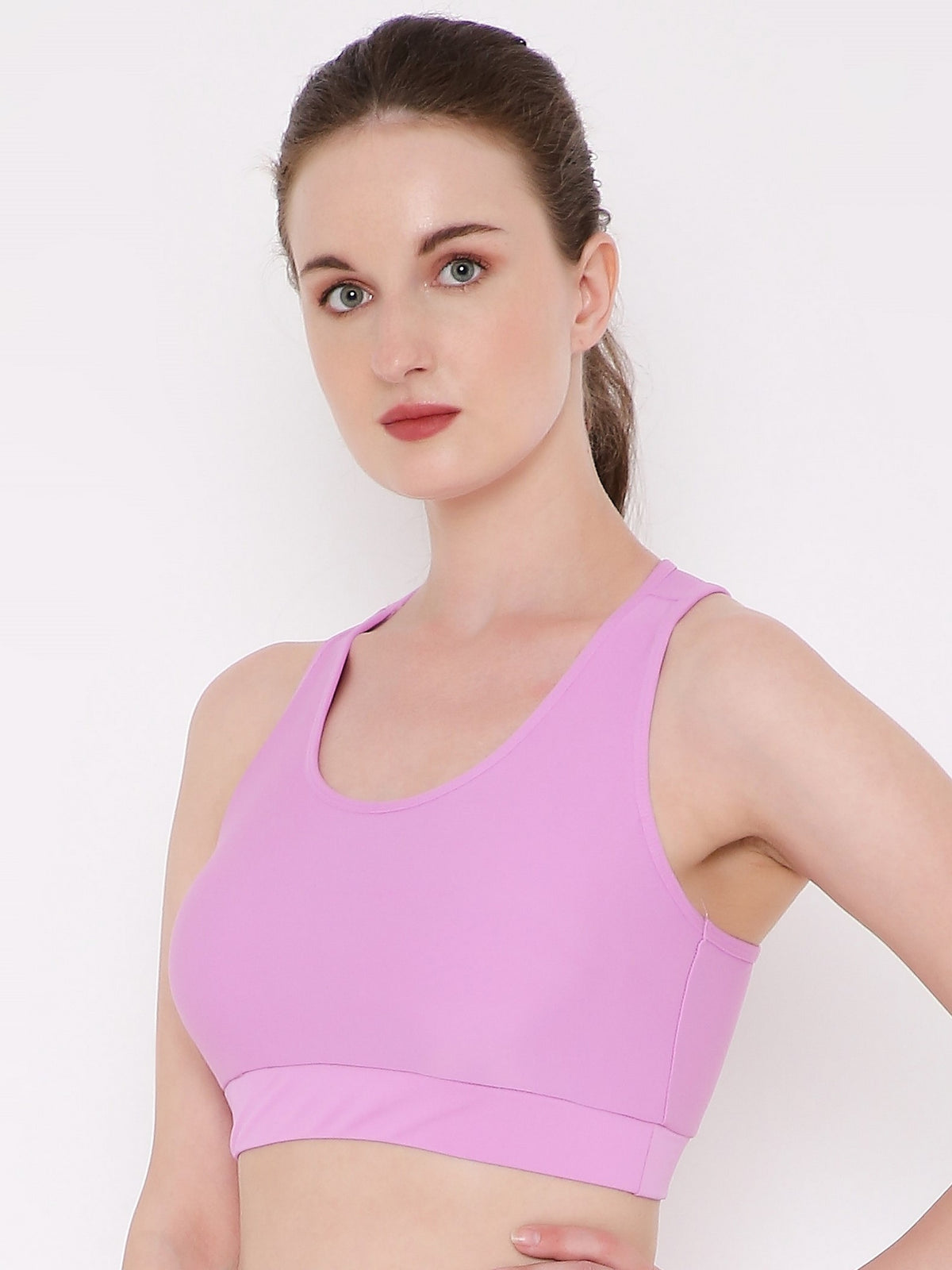 Berry's Intimatess Lilac Colour Removable Padding with Rapid-Dry Technology Sports Bra