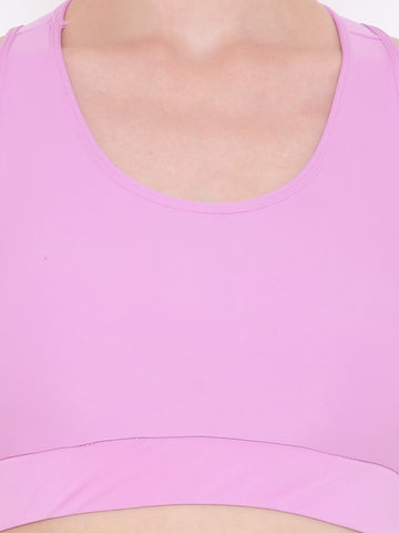 Berry's Intimatess Lilac Colour Removable Padding with Rapid-Dry Technology Sports Bra
