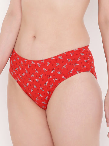 Berry's Intimatess Women's assorted Mid Waist Printed Bikini Panty