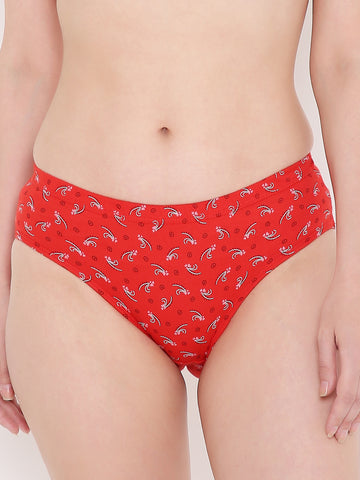 Berry's Intimatess Women's assorted Mid Waist Printed Bikini Panty