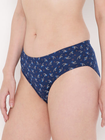 Berry's Intimatess Women's assorted Mid Waist Printed Bikini Panty
