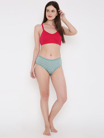 Berry's Intimatess Women's assorted Mid Waist Printed Bikini Panty