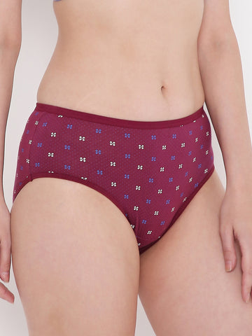 Berry's Intimatess Women's assorted Mid Waist Printed Bikini Panty