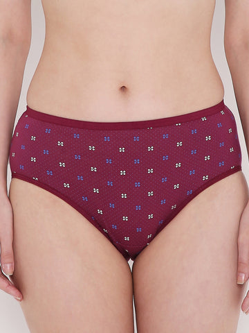 Berry's Intimatess Women's assorted Mid Waist Printed Bikini Panty