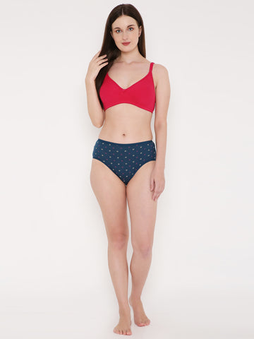Berry's Intimatess Women's assorted Mid Waist Printed Bikini Panty