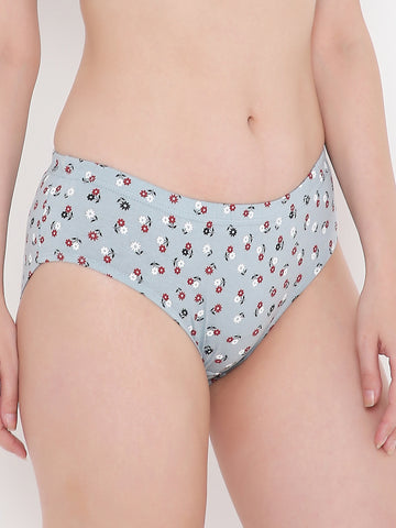 Berry's Intimatess Women's assorted Mid Waist Printed Bikini Panty