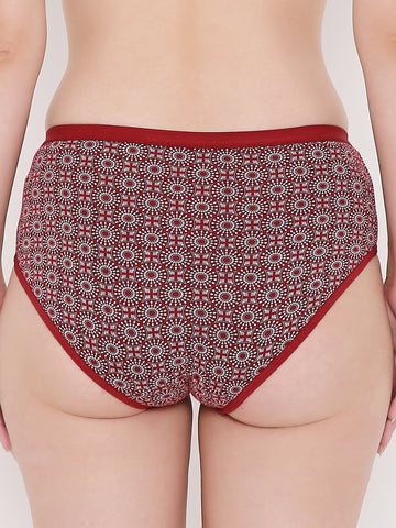 Berry's Intimatess Women's assorted Mid Waist Printed Bikini Panty