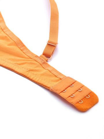 Berry's Intimatess Orange Center T Seamless Comfort T-Shirt Bra - Non-Padded, Non-Wired