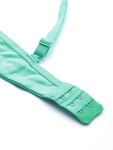Berry's Intimatess Sea Green Center T Seamless Comfort T-Shirt Bra - Non-Padded, Non-Wired