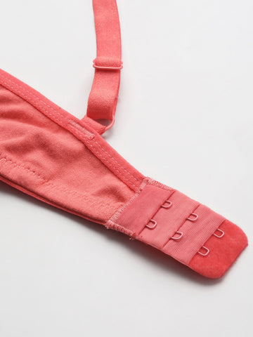 Berry's Intimatess Talcam Red Center T Seamless Comfort T-Shirt Bra - Non-Padded, Non-Wired