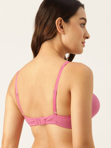 Berry's Intimatess Mauve Center T Seamless Comfort T-Shirt Bra - Non-Padded, Non-Wired