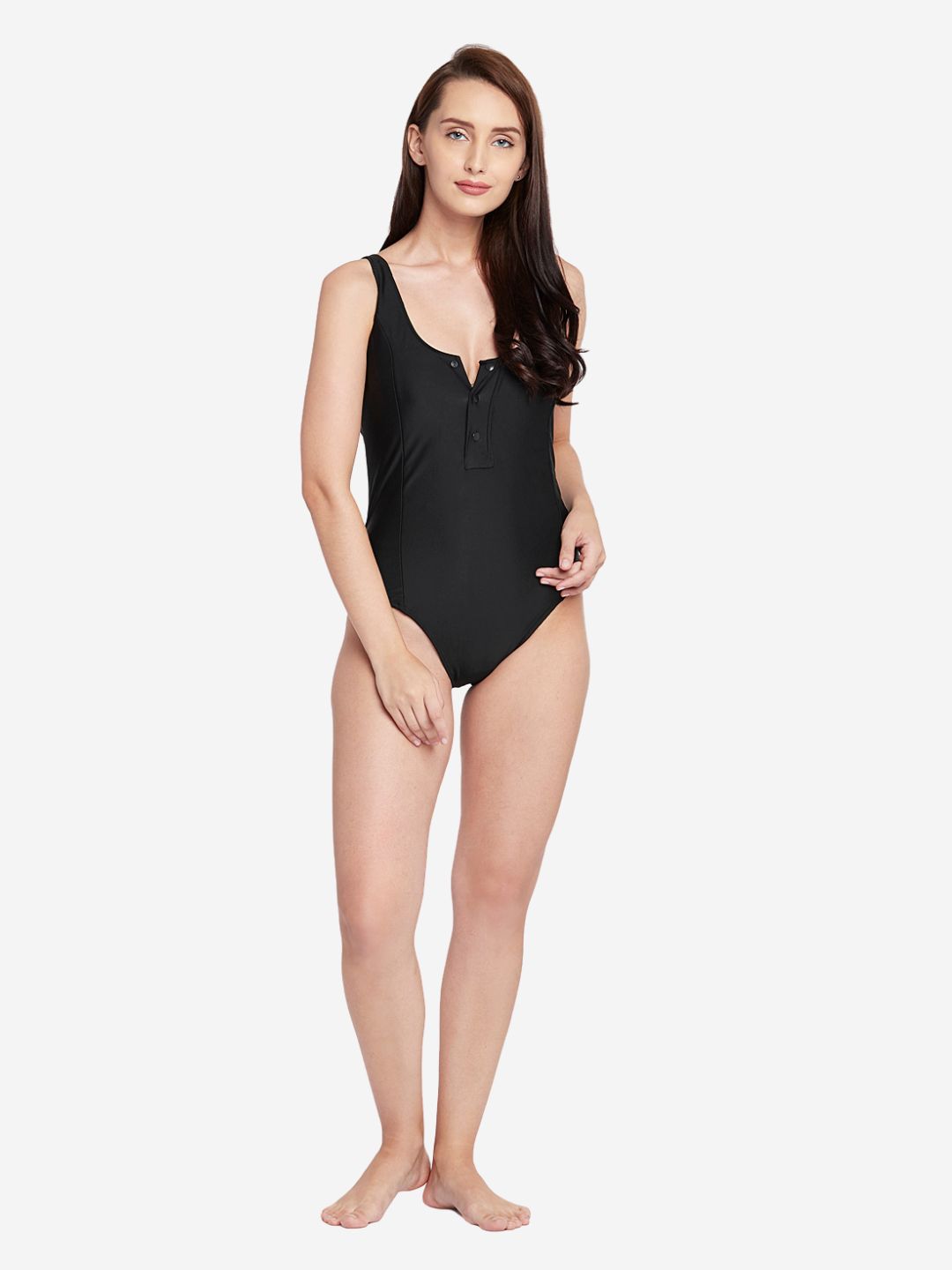 Berry's Intimatess Women's The Buttoned One Piece Swimsuit