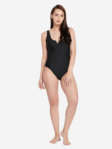 Berry's Intimatess Women's The Buttoned One Piece Swimsuit