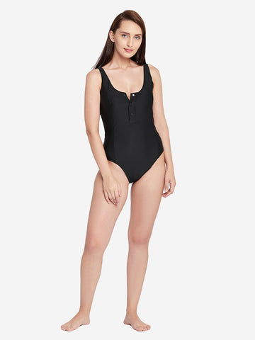 Berry's Intimatess Women's The Buttoned One Piece Swimsuit