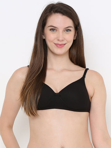 Berry's Intimatess Black Everyday Comfort: Lightly Padded Wire-Free T-Shirt Bra