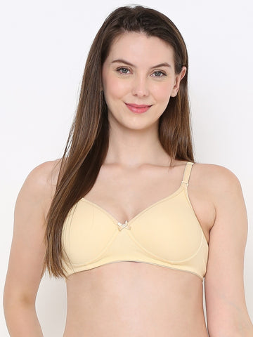Berry's Intimatess Beige Everyday Comfort: Lightly Padded Wire-Free T-Shirt Bra