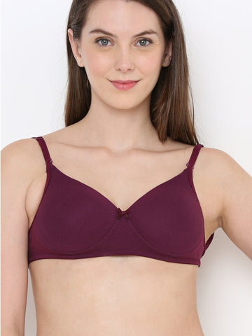 Berry's Intimatess Burgundy LuxeComfort Padded Non Wired Backless Bra