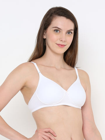 Berry's Intimatess White Everyday Comfort: Lightly Padded Wire-Free T-Shirt Bra