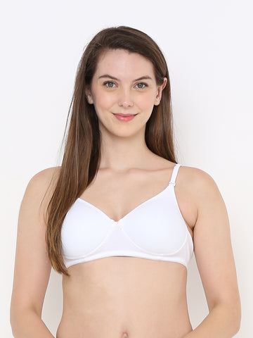 Berry's Intimatess White Everyday Comfort: Lightly Padded Wire-Free T-Shirt Bra