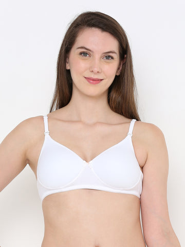 Berry's Intimatess White Everyday Comfort: Lightly Padded Wire-Free T-Shirt Bra