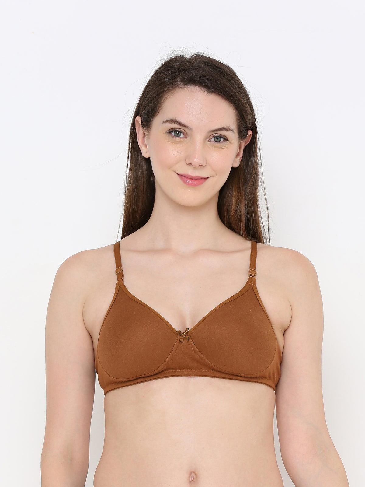 Berry's Intimatess Brown Everyday Comfort: Lightly Padded Wire-Free T-Shirt Bra