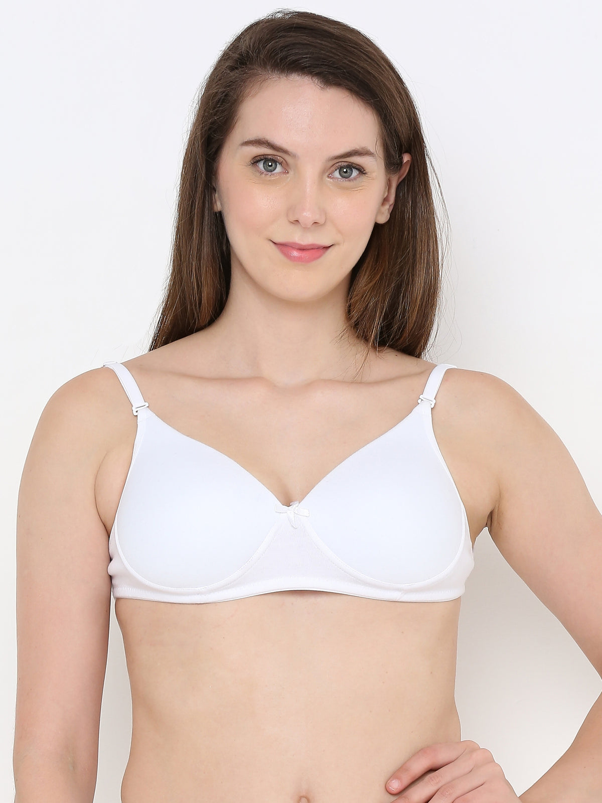 Berry's Intimatess White LuxeComfort Padded Non Wired Backless Bra