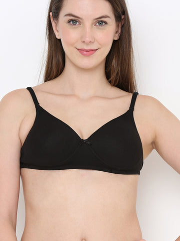 Berry's Intimatess Black LuxeComfort Padded Non Wired Backless Bra