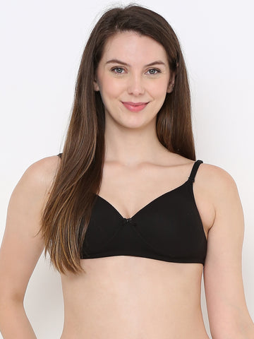 Berry's Intimatess Black LuxeComfort Padded Non Wired Backless Bra