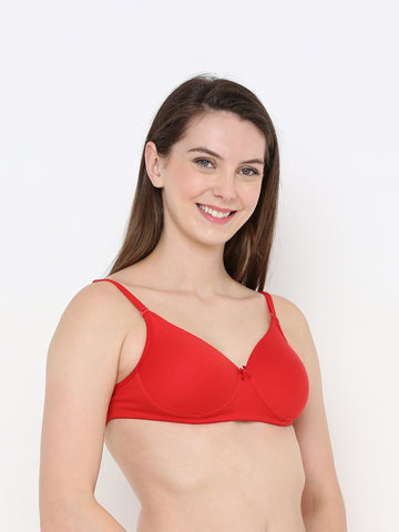 Berry's Intimatess Red LuxeComfort Padded Non Wired Backless Bra